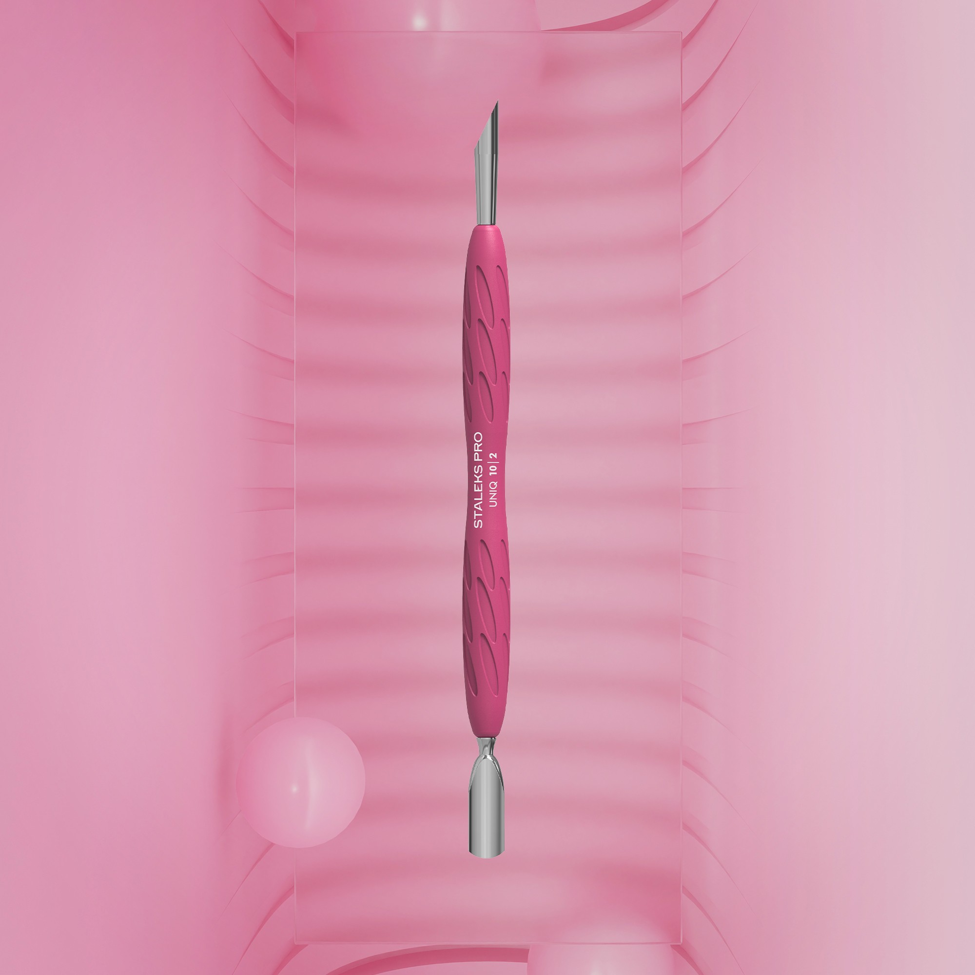 Staleks Uniq Gummy Profesyonel Portakal Çubuğu Kütikül İtici Et İtici Pusher PQ-10/2