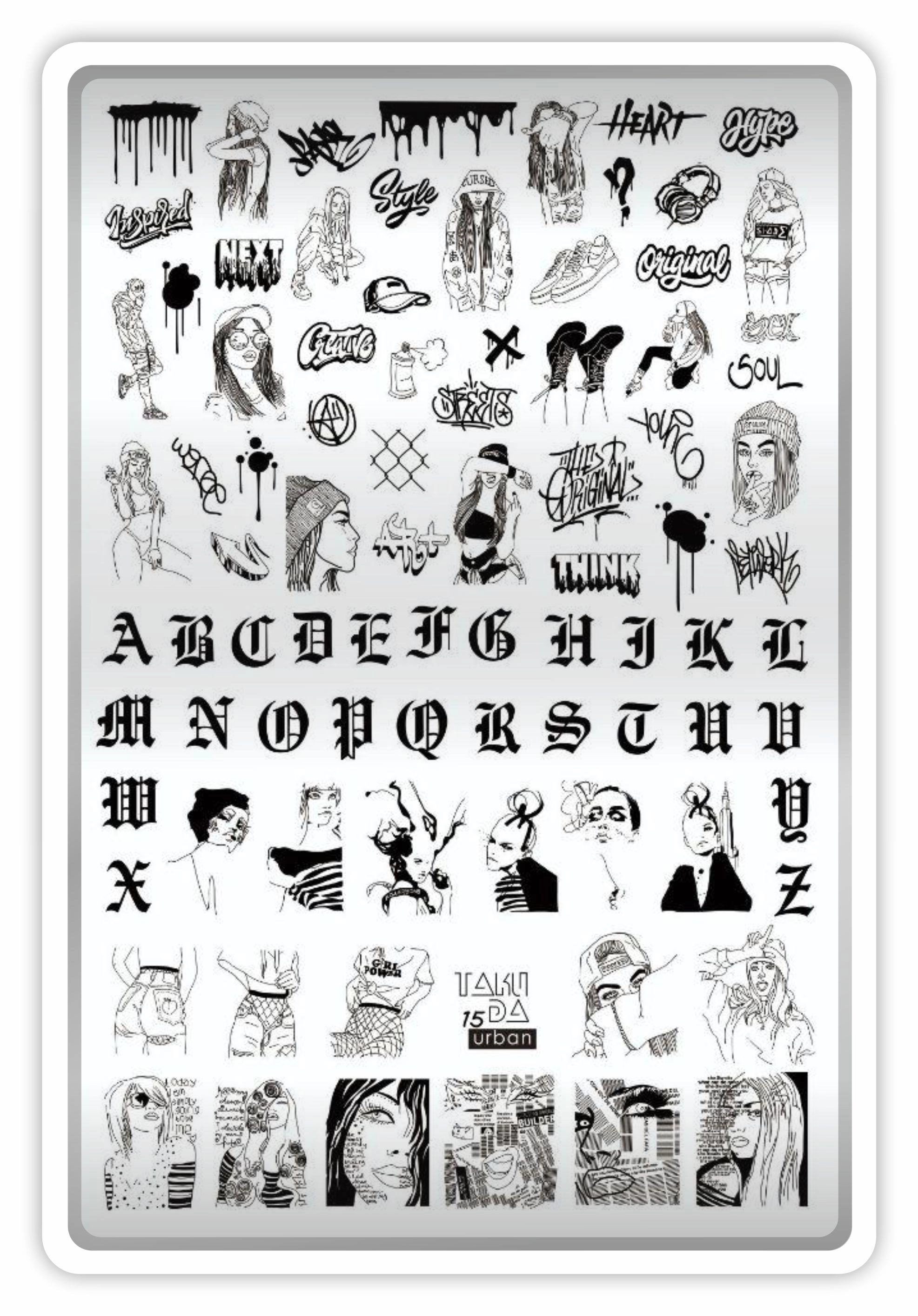 Takida Stamping Baskı Plakası XL Urban 15
