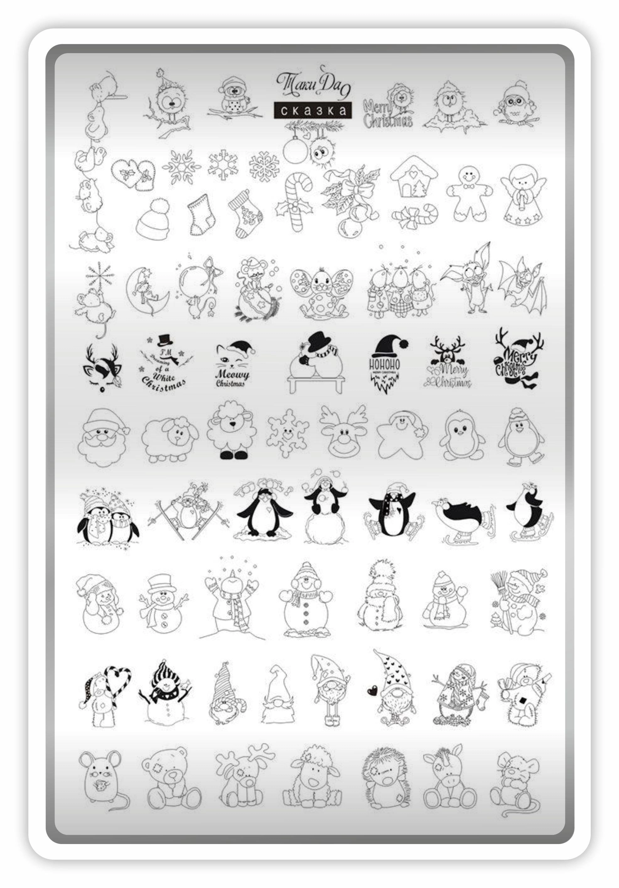 Takida Stamping Baskı Plakası XL Masal 09