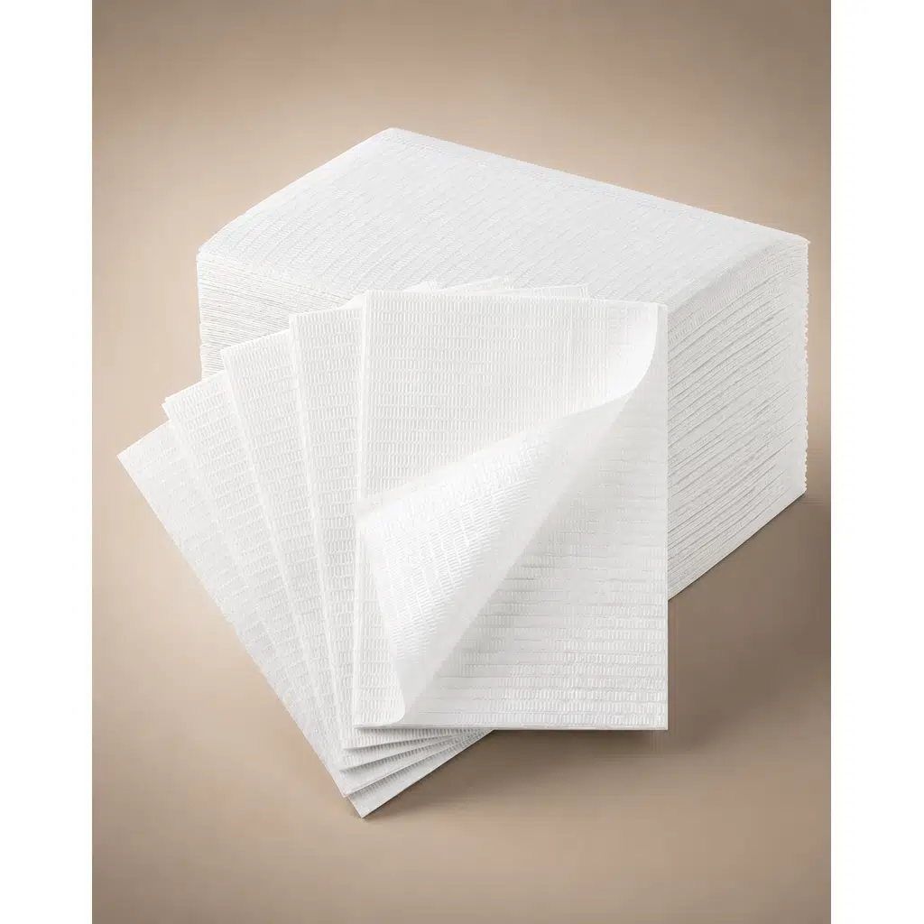 Tek Kullanımlık Su Geçirmez Koruyucu Kağıt Örtü 33x45 cm 125'li Beyaz