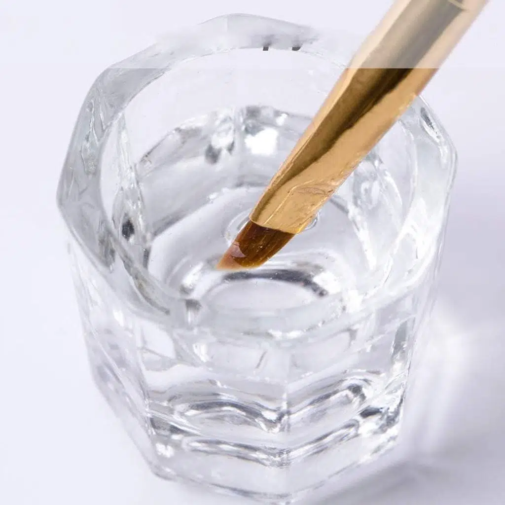 Tırnak Akrilik Sıvısı ve Polygel Sıvısı Cam Kase