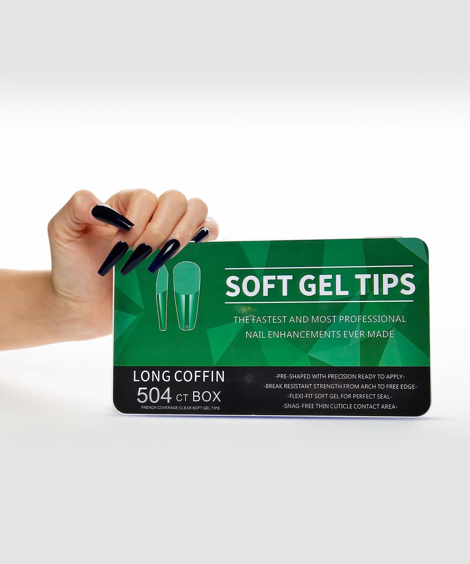 Yeni Nesil Protez Tırnak Jel Tips Soft Gel Tips 504 adet