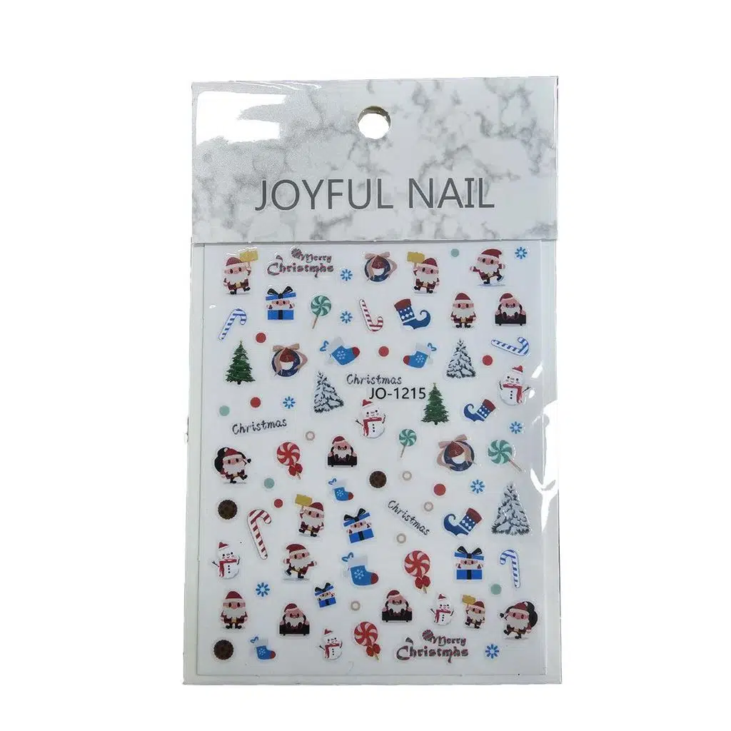 Yeni Yıl Tema Tırnak Sticker